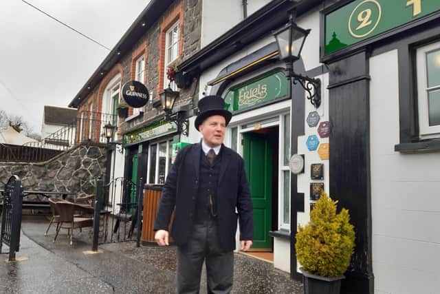 A warm welcome at Friel's historic bar and restaurant in Swatragh from fifth generation owner Dermot.