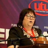 Louise Creelman, former President of the Ulster Teachers’ Union and principal of Lislagan Primary in Ballymoney, was speaking following a decision to withdraw a proposal this week to close a school in Co Tyrone. Credit Ulster Teachers' Union