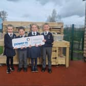 Sacred Heart Primary School pupils are taking their learning outdoors thanks to a Power NI donation.