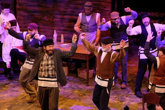 One of the scenes from Ballywillan Drama Group's Fiddler on the Roof which runs in the Riverside Theatre in Coleraine until May 4.