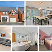 The impressive five bedroom home is located in a sought-after development in Jordanstown.  Photos: Simon Brien Residential
