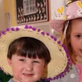 Luke Maguire and Isabella McCarey are pictured at the Mulberry Bush Playgroup Easter Playgroup in 2014,