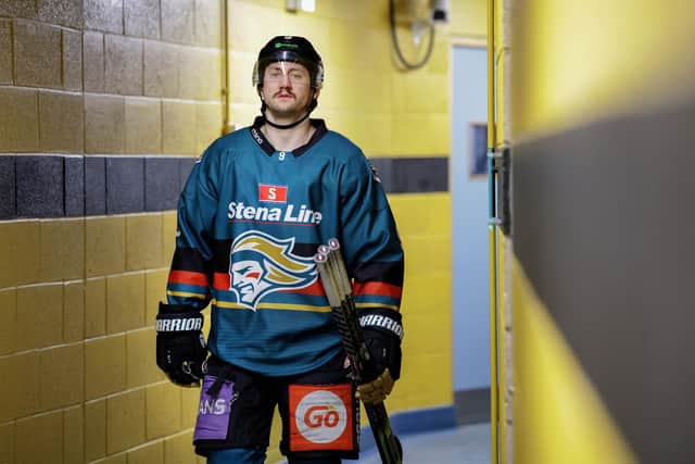Belfast Giants' Ben Lake who has signed on for another season in Teal. Photo by William Cherry/Presseye