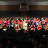 Ulster University Winter Graduation Ceremony at the Waterfront Hall, Belfast.