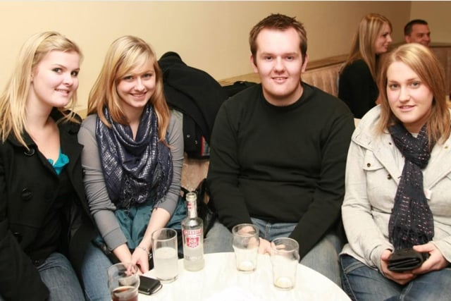 Enjoying their night out at Knockagh Lodge for a Marie Curie fundraiser in 2009.