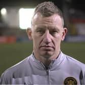 Stuart King was pleased following his side's win over Moyola. (Pic: Carrick Rangers).