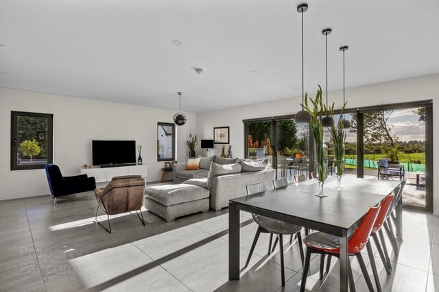 This four bedroom detached home is on the market priced at offers over £835,000
