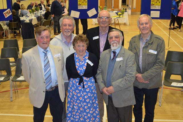 Teachers from 1973; John Brown, Terry Jackson, Verdun Bond, Jim Campbell, Jenny Lemon and Alan Templeton