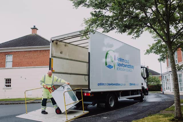 Antrim and Newtownabbey Borough Council provides a bulky waste collection service.