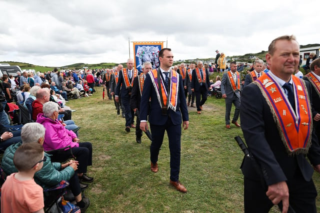 There was a big turnout for the annual Rossnowlagh procession.