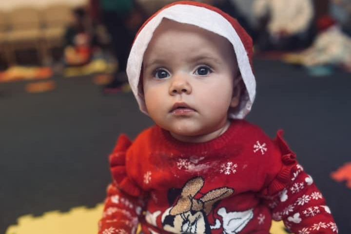Lia, 9 months.