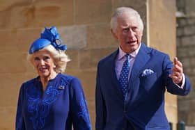 King Charles III (R) and Britain's Camilla, Queen Consort  (Photo by Yui Mok / POOL / AFP) (Photo by YUI MOK/POOL/AFP via Getty Images)
