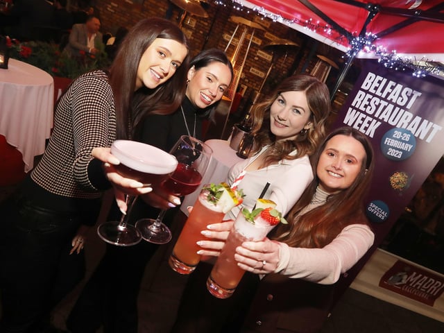 Maeve Ainsworth, Francesca McKee, Keeva Quinn and Megan Ainsworth at the official launch.