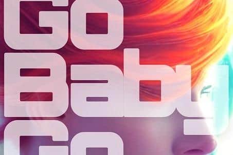 The 'Go Baby Go' book cover. You can find it on sale in Sheehy's Newsagent's or Amazon UK.