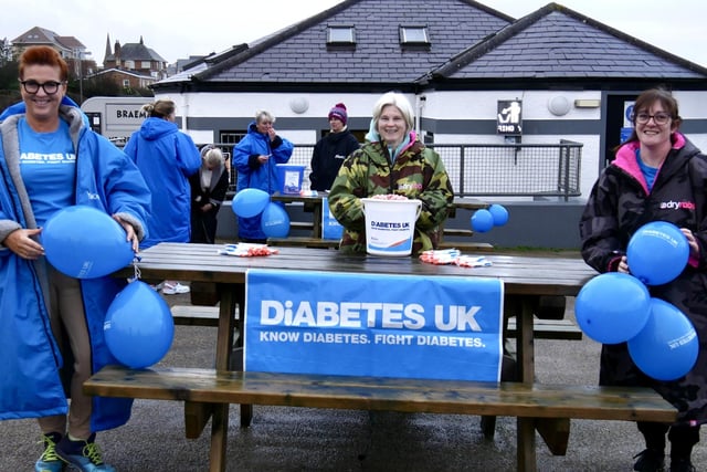 All set for the Diabetes UK New Year's Day swim