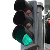 Traffic signals at the junction are currently out.