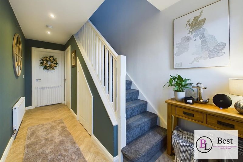 Modern bright entrance hallway.