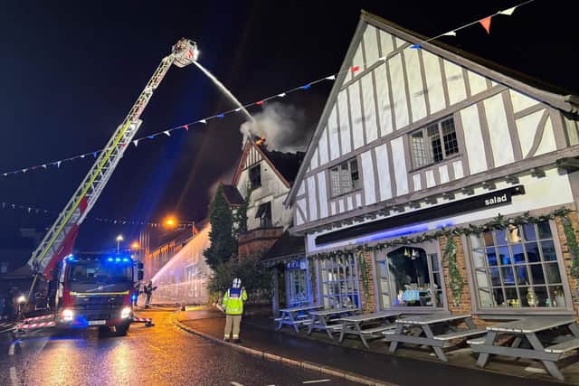 Part of Windsor Avenue, Lurgan, Co Armagh is closed by Armagh City, Banbridge and Craigavon Council as arrangements are made to make a building, which was badly damaged by fire, safe to the public. Businesses in the area remain open and access to Lurgan Park can be made via Castle Lane.