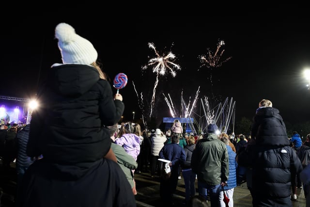 Crowds turned out to enjoy a spectacular night of entertainment and fireworks at Antrim and Newtownabbey Borough Council’s ‘Spooked Out’ event, held at the V36.
