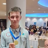 Fips-Mouche U24 World fly fishing championships -local winner Henry Suiter.Credit: Supplied