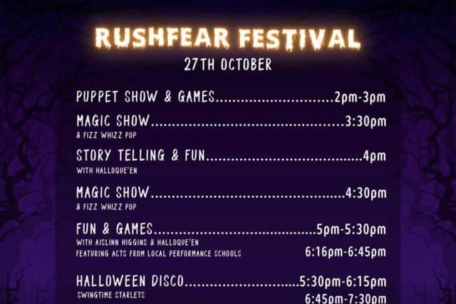 Some of the events at Rushmere Shopping Centre in Craigavon over Halloween.