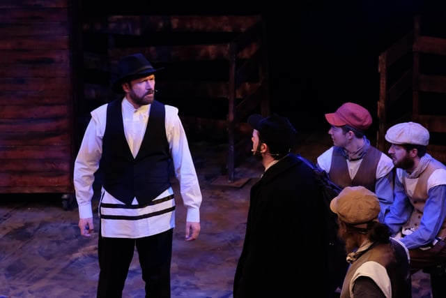 One of the scenes from Ballywillan Drama Group's Fiddler on the Roof which runs in the Riverside Theatre in Coleraine until May 4.