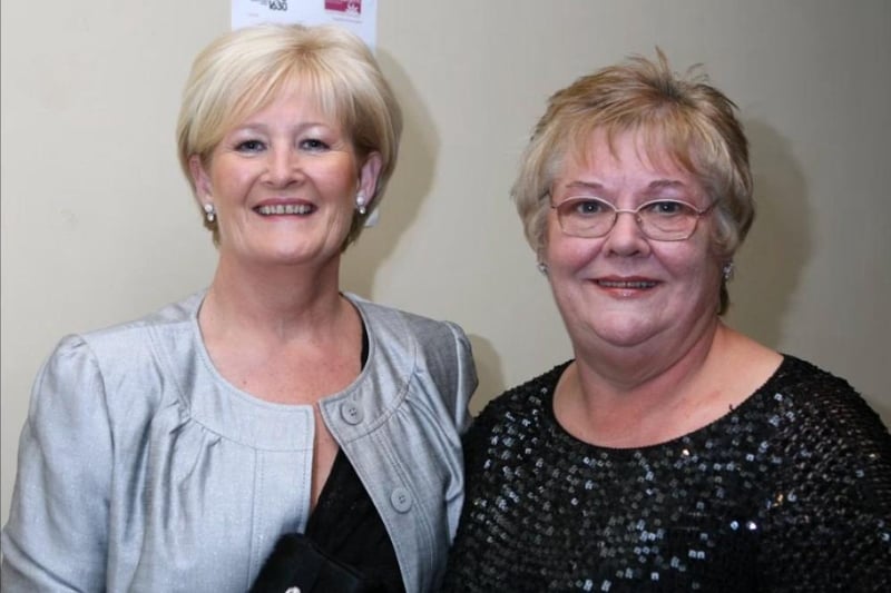Clare McNulty and Kathleen Murphy at the Clarion Hotel in 2007 for the CLIC Sargent gala evening.