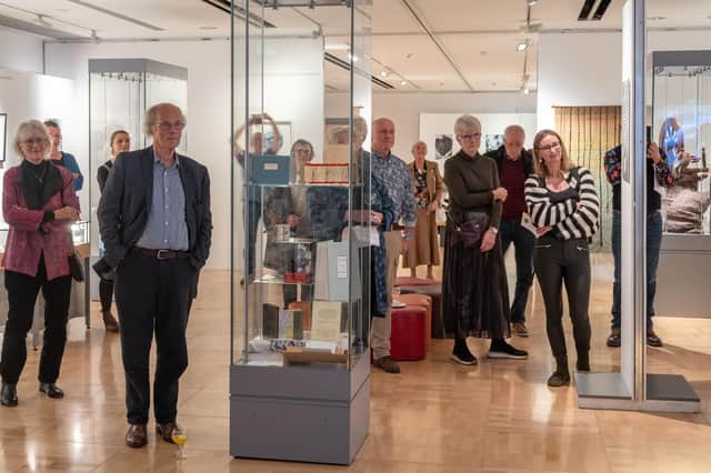 Guests at the official opening of the new exhibition at The Braid.