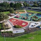 Just one of the many playparks around the Causeway Coast and Glens Borough Council area - this one at Flowerfield in Portstewart. Credit CCGBC