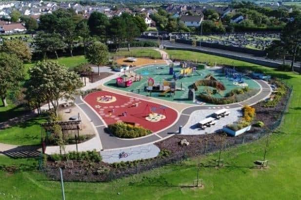 Just one of the many playparks around the Causeway Coast and Glens Borough Council area - this one at Flowerfield in Portstewart. Credit CCGBC