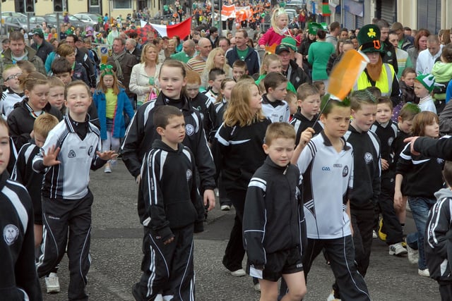 St Peter's Club in the St Patrick's Day parade.