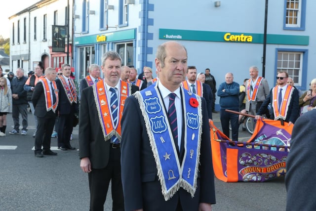Bushmills District LOL 21 VE Day commemoration and banner parade.