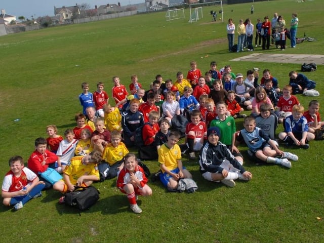 Children who took part in the IFA Easter Fun Days at Sandy Bay in 2007. LT16-312-PR