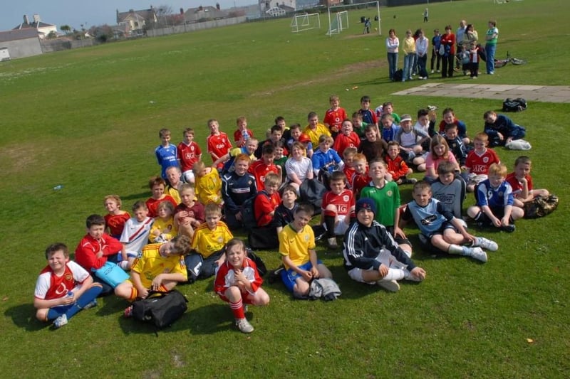 Children who took part in the IFA Easter Fun Days at Sandy Bay in 2007. LT16-312-PR
