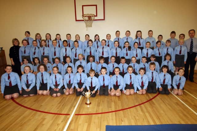 Pond Park Primary School who won the Lisburn City choir of the year competition in 2007