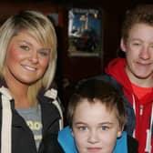 Lorraine, Samuel and Thomas Kirk pictured at the Extra Northern Ireland Farm Toy and Model Show in the Magherabuoy Hotel Portrush in 2011.