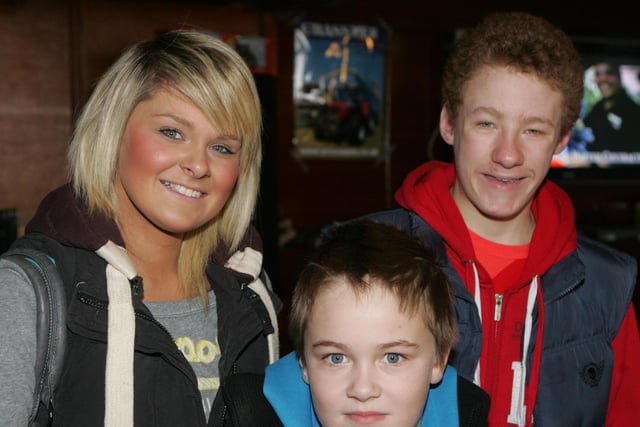 Lorraine, Samuel and Thomas Kirk pictured at the Extra Northern Ireland Farm Toy and Model Show in the Magherabuoy Hotel Portrush in 2011.