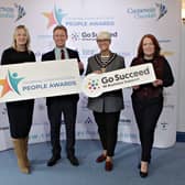 Causeway Chamber President pictured with Go Succeed Representatives