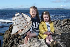 Sofia McAuley and Éibhleann Bailey, are looking forward to the Rathlin Sound Festival. Credit Causeway Coast and Glens Council