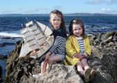 Sofia McAuley and Éibhleann Bailey, are looking forward to the Rathlin Sound Festival. Credit Causeway Coast and Glens Council