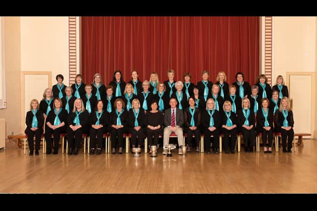 Whitehead Ladies Choir will be performing Fauré’s Requiem in Islandmagee Presbyterian Church (Kilcoan).  Photo:  Whitehead Ladies Choir