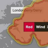 Both Translink and Belfast International Airport have issued advice ahead of the red weather warning. CREDIT NI WORLD