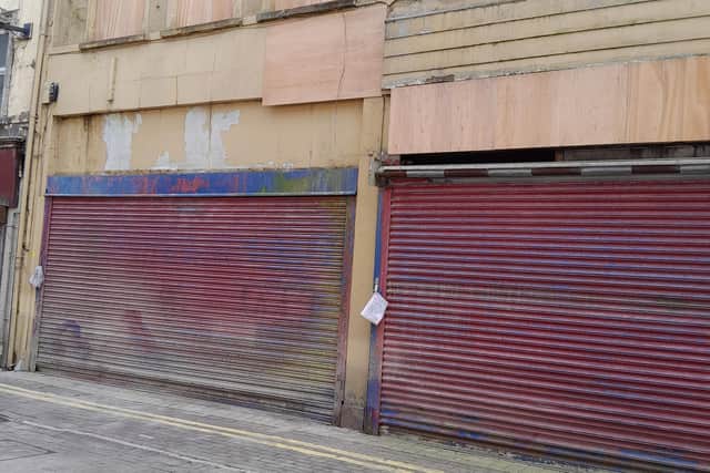 A quarter of properties in Larne town centre are vacant, according to an audit carried out by council. Photo: Local Democracy Reporting Service