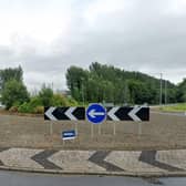 The Kilraughts Road roundabout in Ballymoney - Infrastructure Minister John O’Dowd has announced that a £415,000 carriageway resurfacing scheme on the B16 Kilraughts Road, Ballymoney will commence on Monday 11 March.  Credit Google Maps