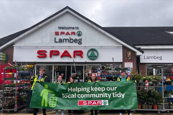 The team from Spar Lambeg. Pic credit: Henderson Group