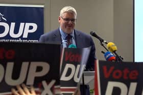 The DUP's policy of removing EU law in Northern Ireland has left more questions than answers about what trade arrangements it would prefer. Sammy Wilson says the party will be arguing for 'mutual enforcement' to replace the Windsor Framework.  Photo: Jonathan McCambridge/PA Wire
