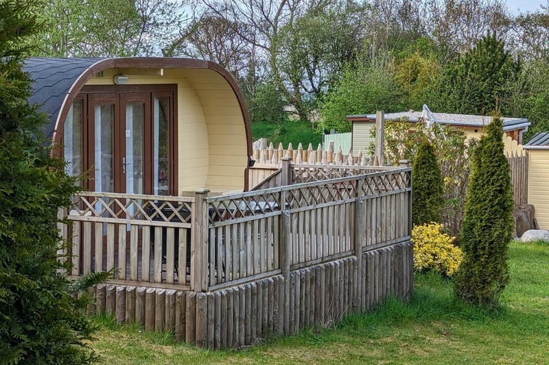 These luxury cabins and pods are located in Ballykelly, just a short drive from Derry / Londonderry. Enjoy a stunning lakeside stay in the convenient glamping cabins, only a short distance from the Causeway Coastal Route. 
The pods are family and pet friendly, with a handy en-suite within each, as well as beautiful furnishings, beds and sofas to sleep up to four people. Explore the water, woodlands surrounding the site, whilst having the home comforts such as electricity, heating and lighting. 
A number of the pods are equipped with private balconies for you to relax on and enjoy the fresh air. 
For more information, go to www.facebook.com/p/Carnamuff-glamping-100064875513131/