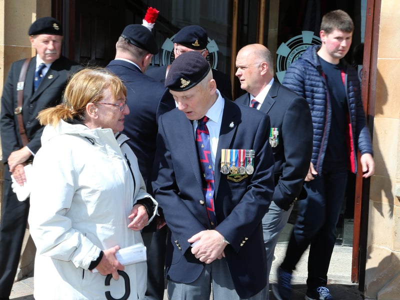 Commemorating D-Day in Coleraine.