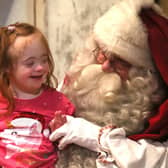 Emma (5) O’Neill from Dungiven with Santa.