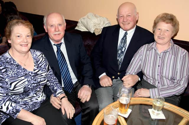 Posing for the Times at Dunsevrick annual Supper Dance held in the RBL, Ballymoney in 2009